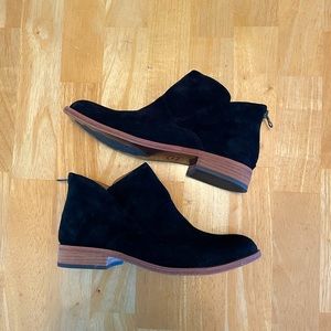 Kork Ease Ryder Black Suede Ankle Booties - Size 9
